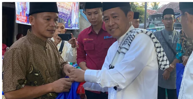 Safari Ramadhan di Desa Aringin, Masyarakat Minta Pembangunan Jalan 2,5 Kilometer